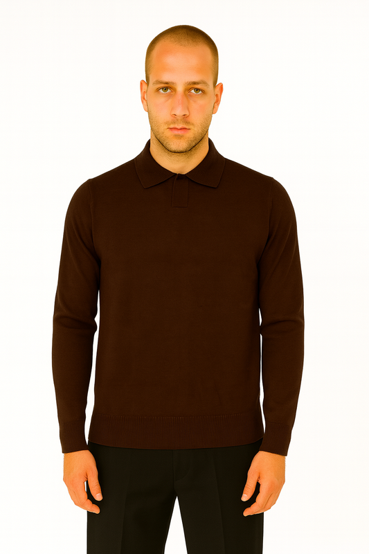 LONG SLEEVE POLO - ESCAPISM