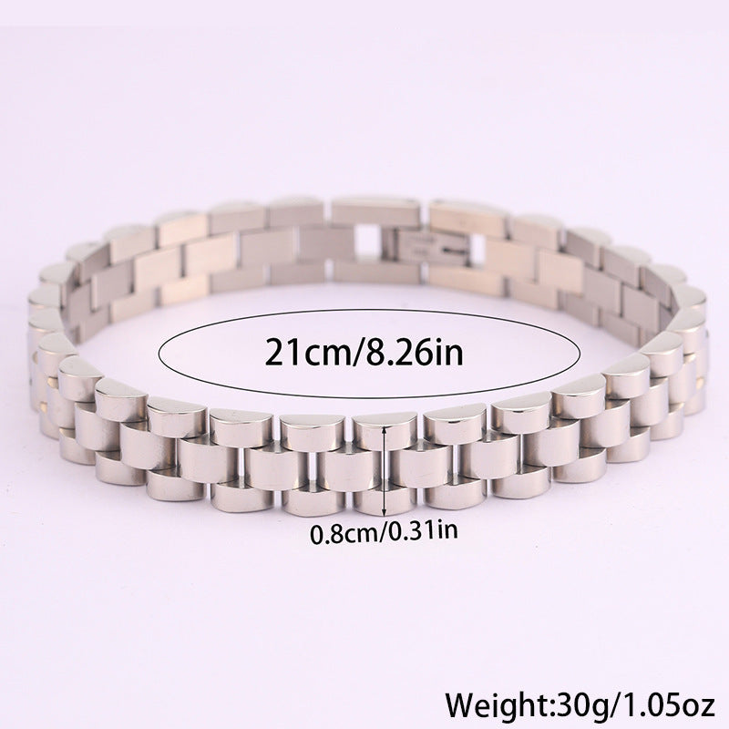 Pulseira em Aço Inoxidável