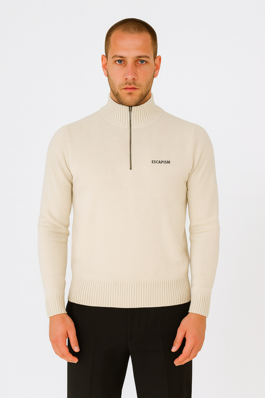 HALF ZIP POLO - ESCAPISM