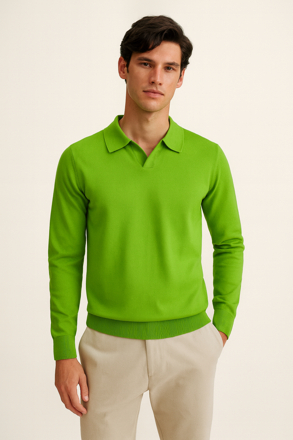 LONG SLEEVE POLO - ESCAPISM