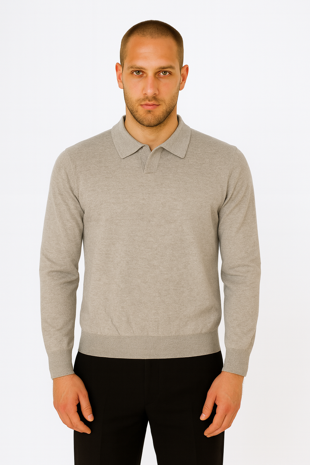 LONG SLEEVE POLO - ESCAPISM