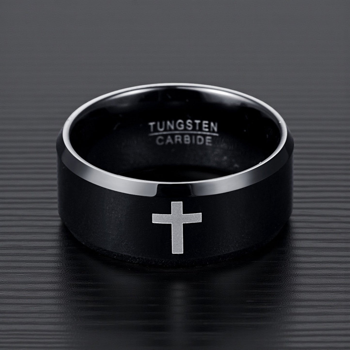 Anel em Aço de Tungsténio
