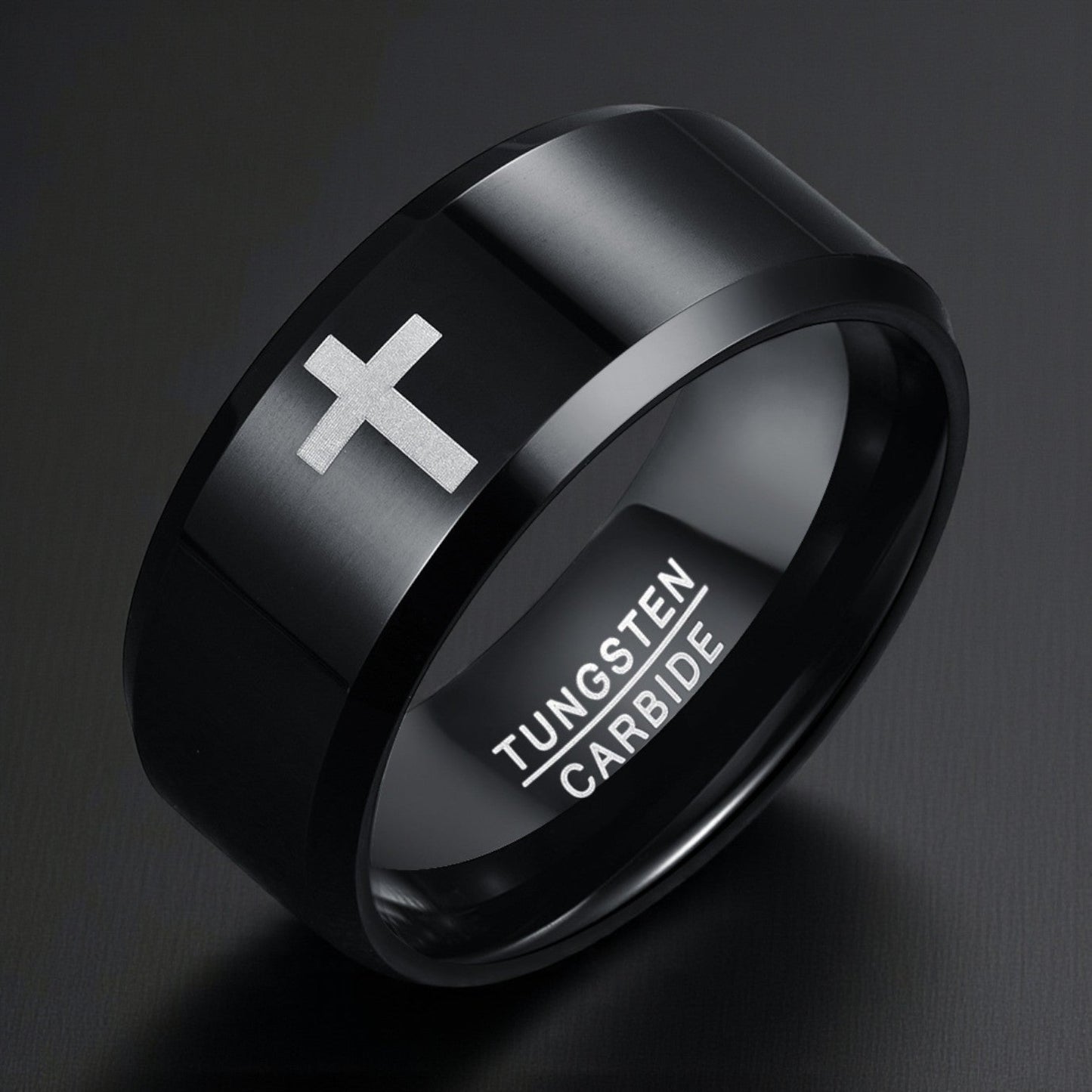 Anel em Aço de Tungsténio