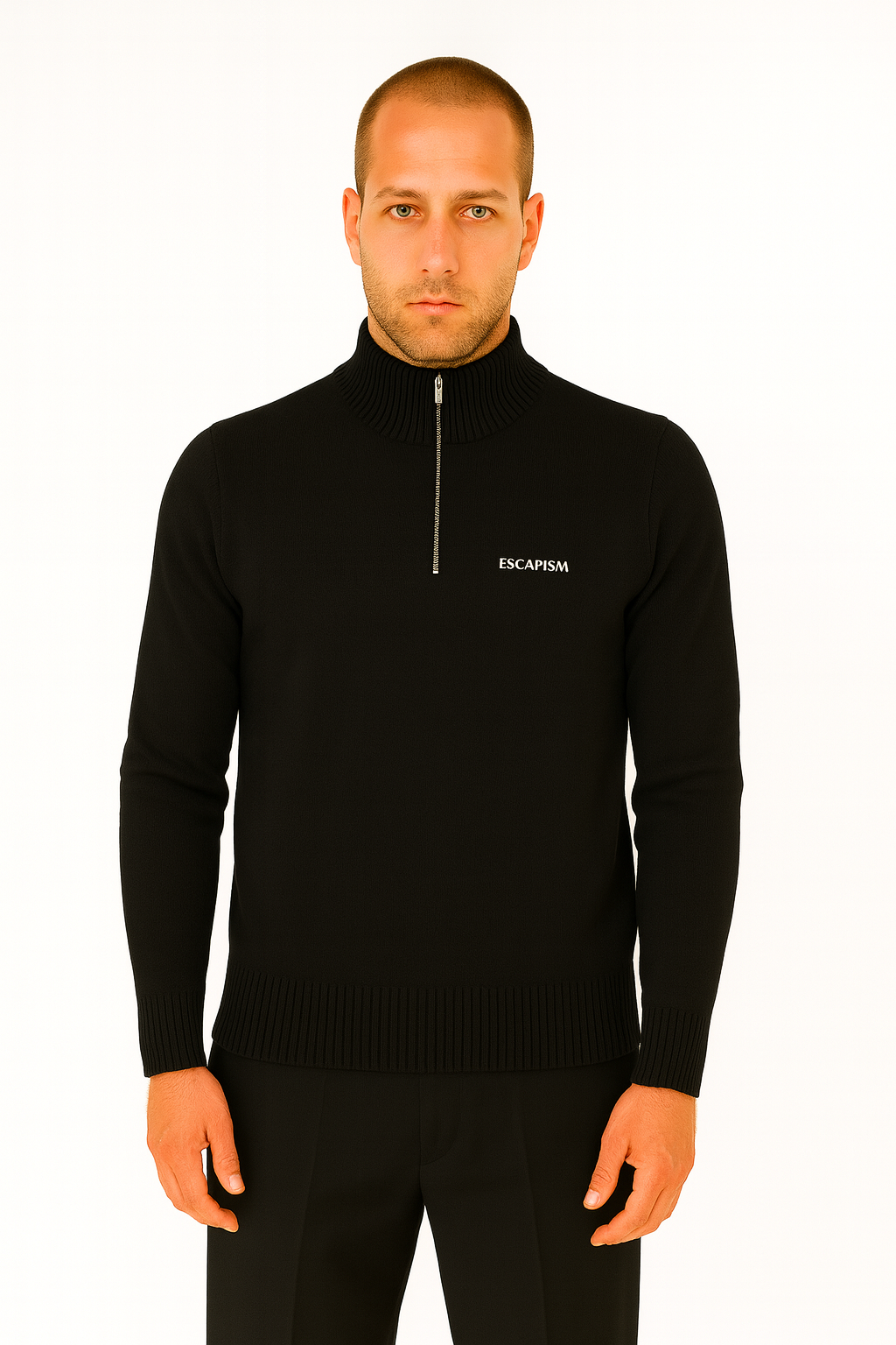 HALF ZIP POLO - ESCAPISM