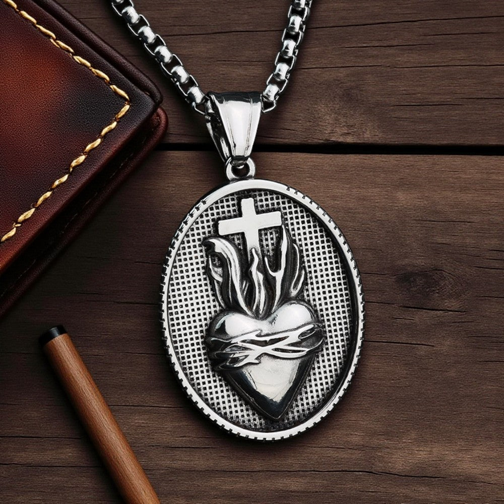 Colar Coração Sagrado