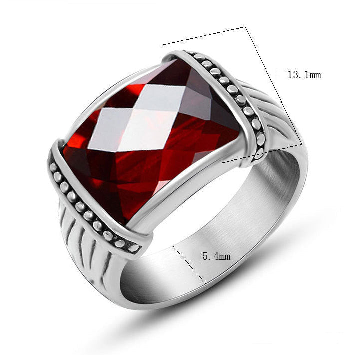 Anel em Aço Titânio