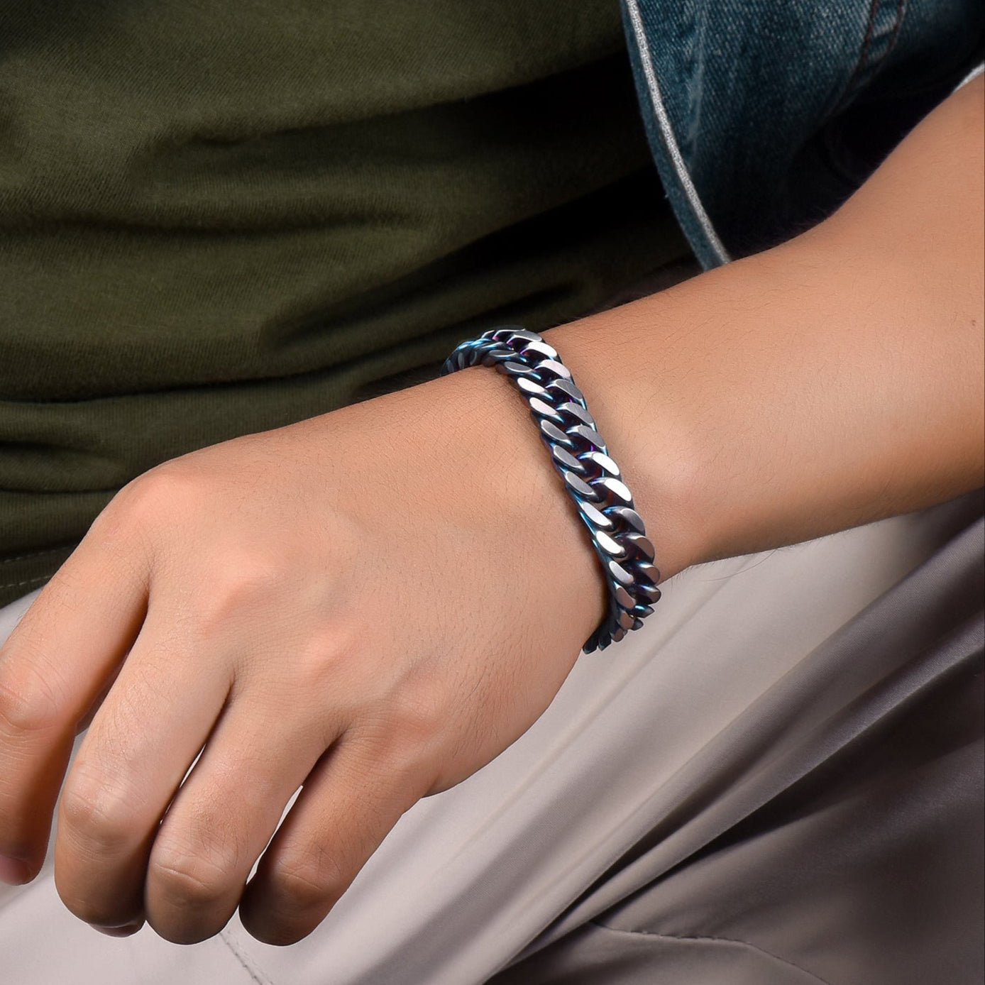 Pulseira em Aço Inoxidável