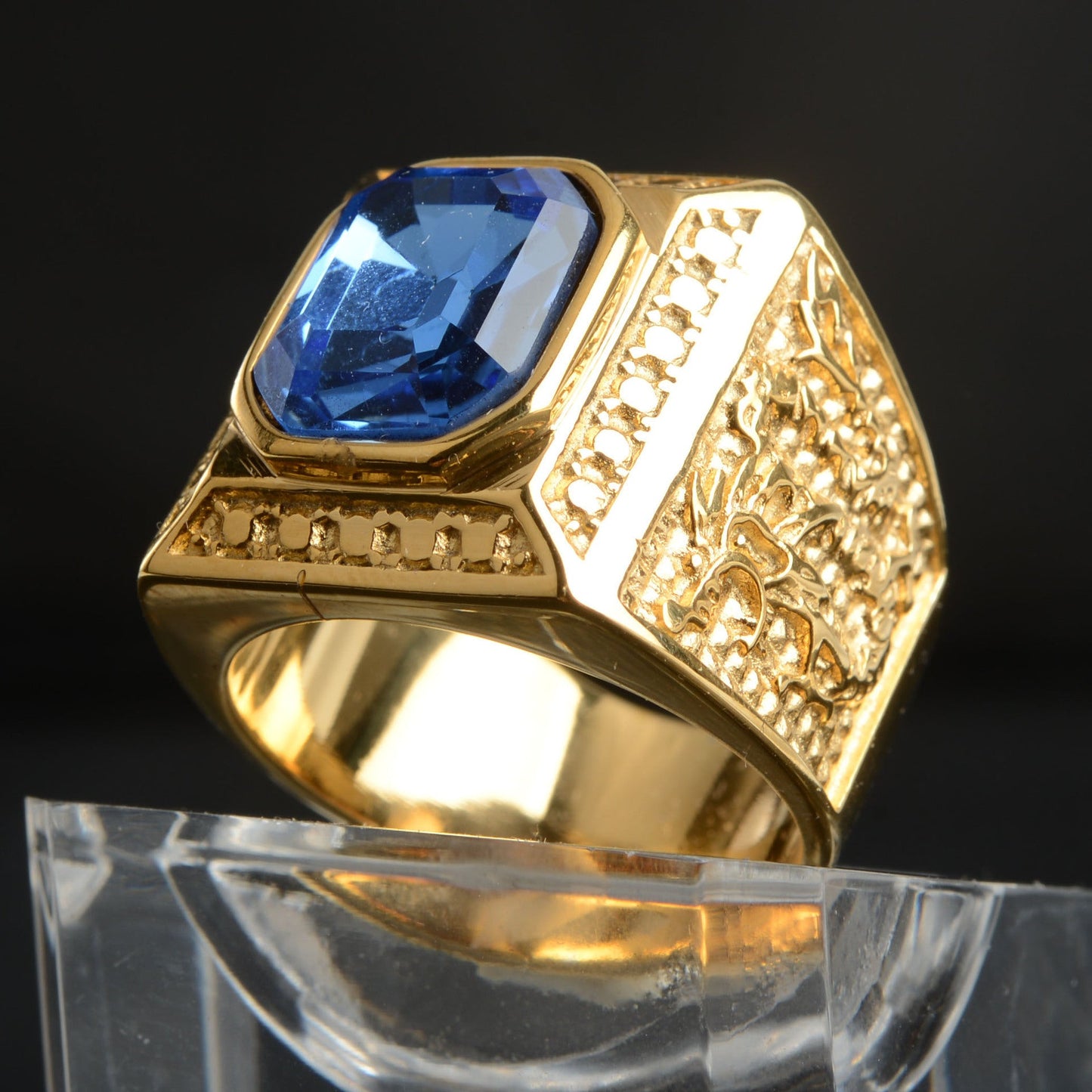 Anel Vintage em Aço inoxidável