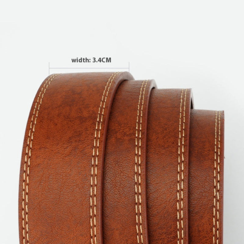 Cinto Retrô em Pele Genuína para Homem