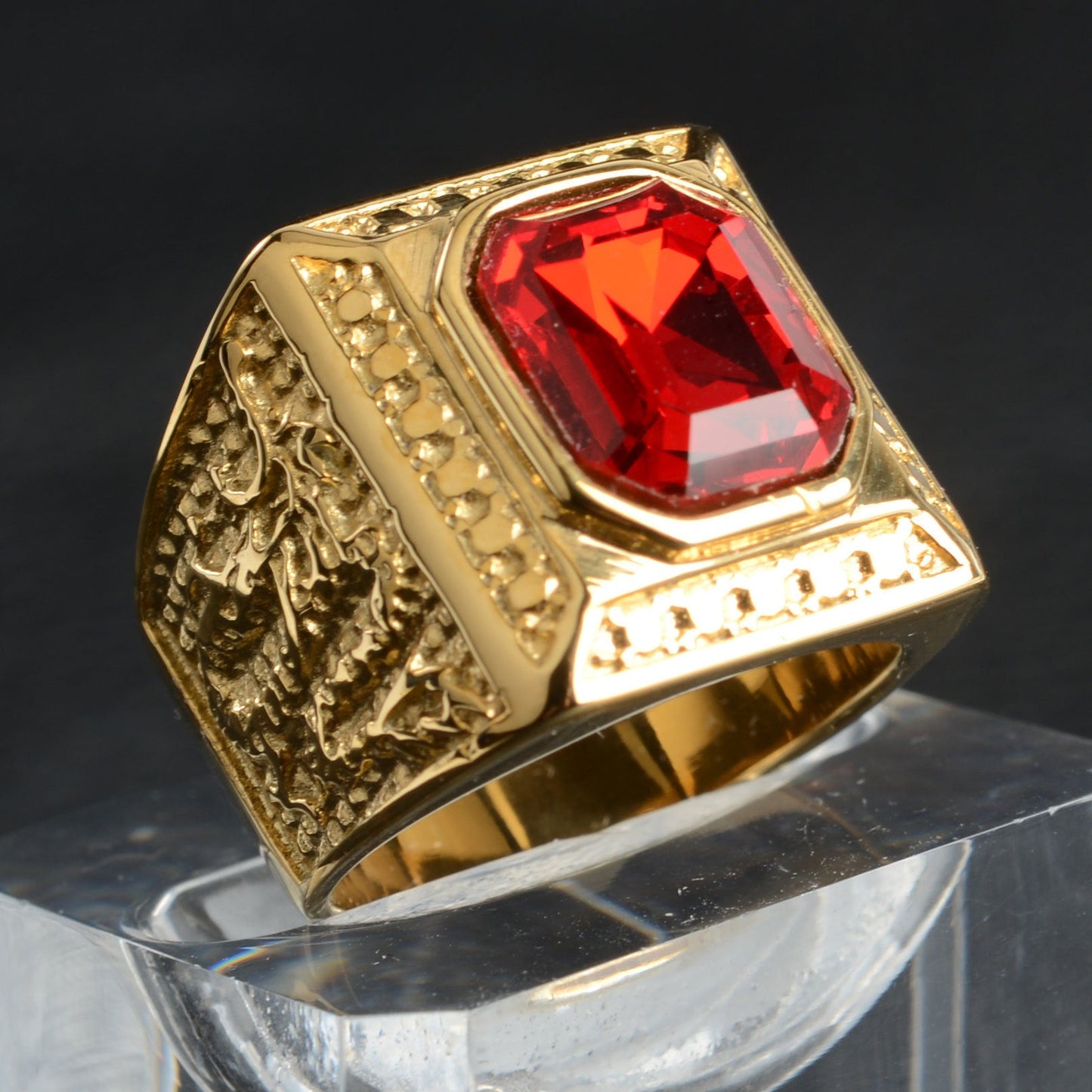 Anel Vintage em Aço inoxidável