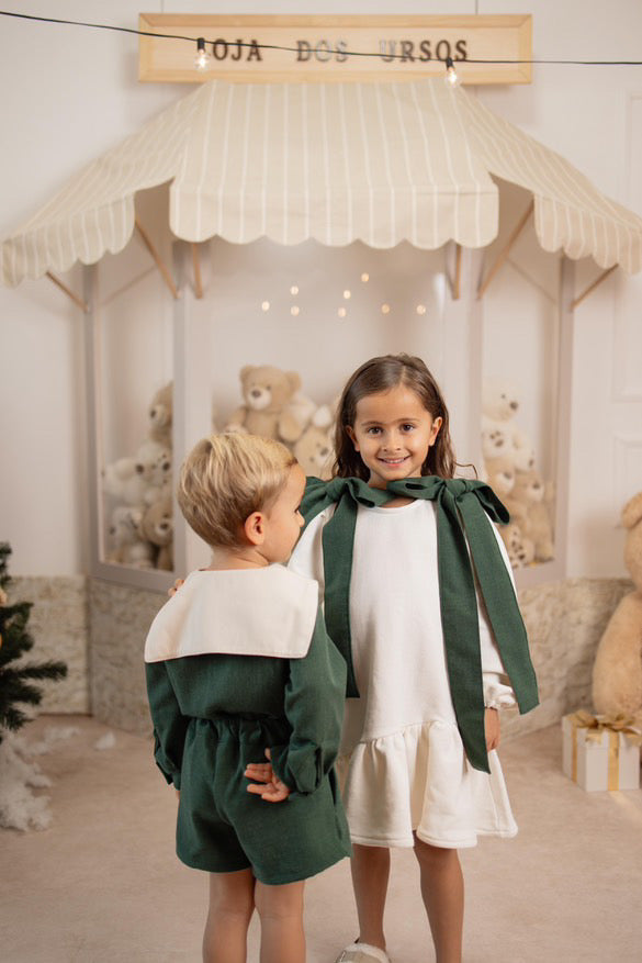 Vestido | Juliette laços verdes