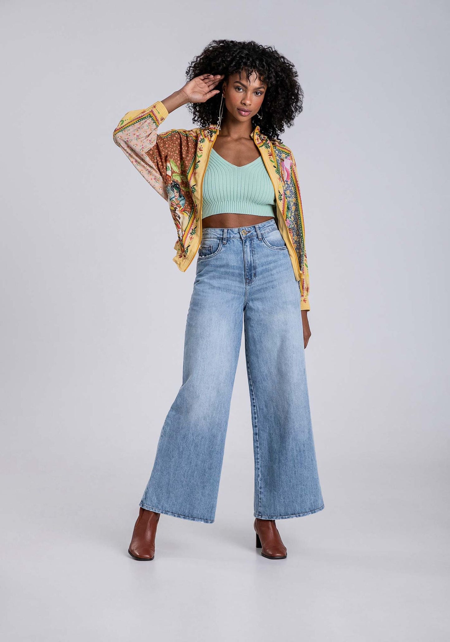 CASACO OVERSIZED ESTAMPADO