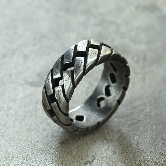 Anel em Aço Titânio