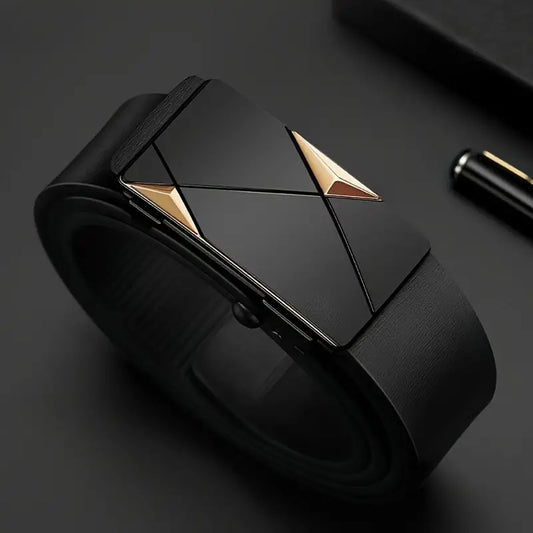 Cinto Casual com Fivela Automática para Homem