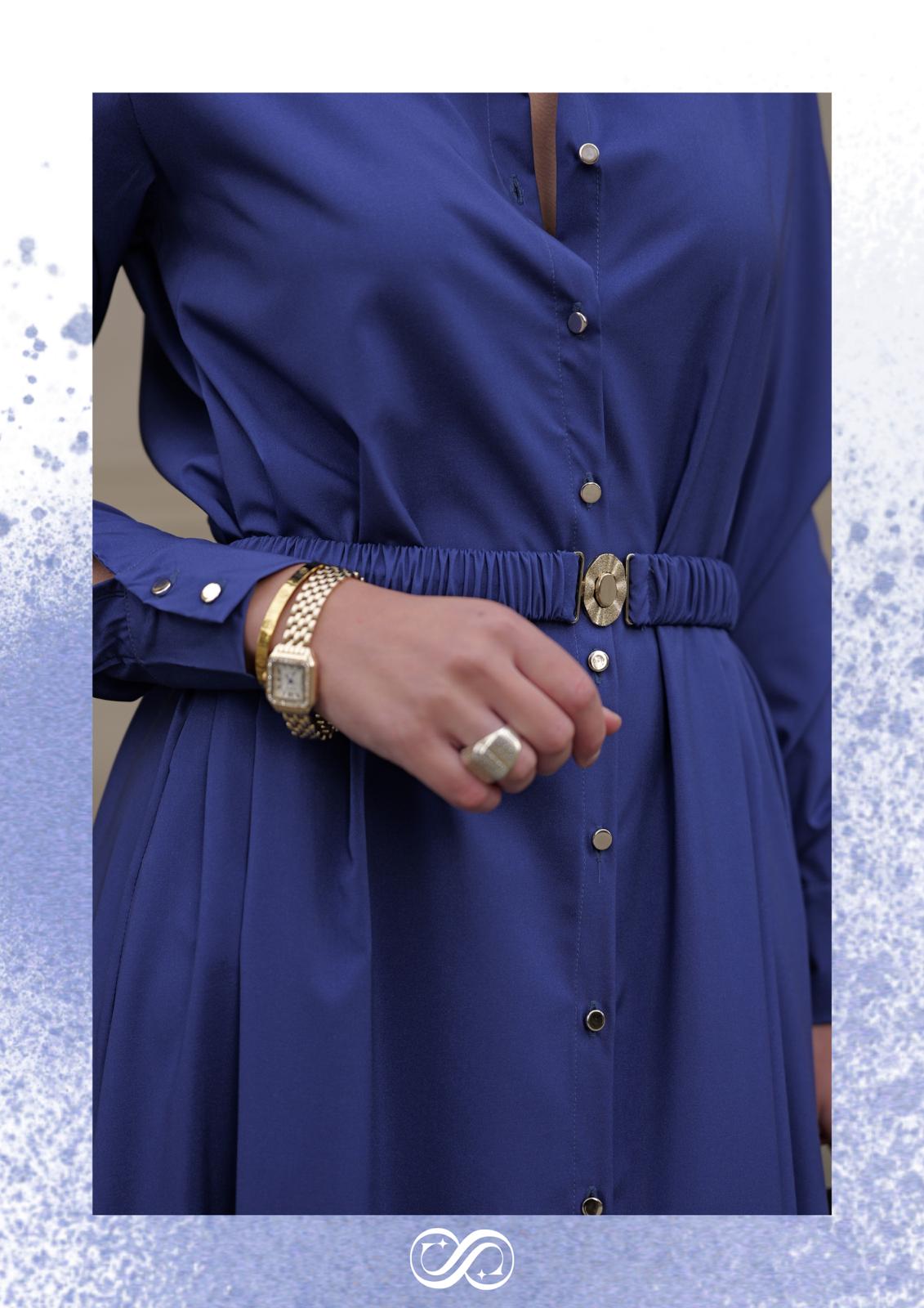 Vestido com cinto