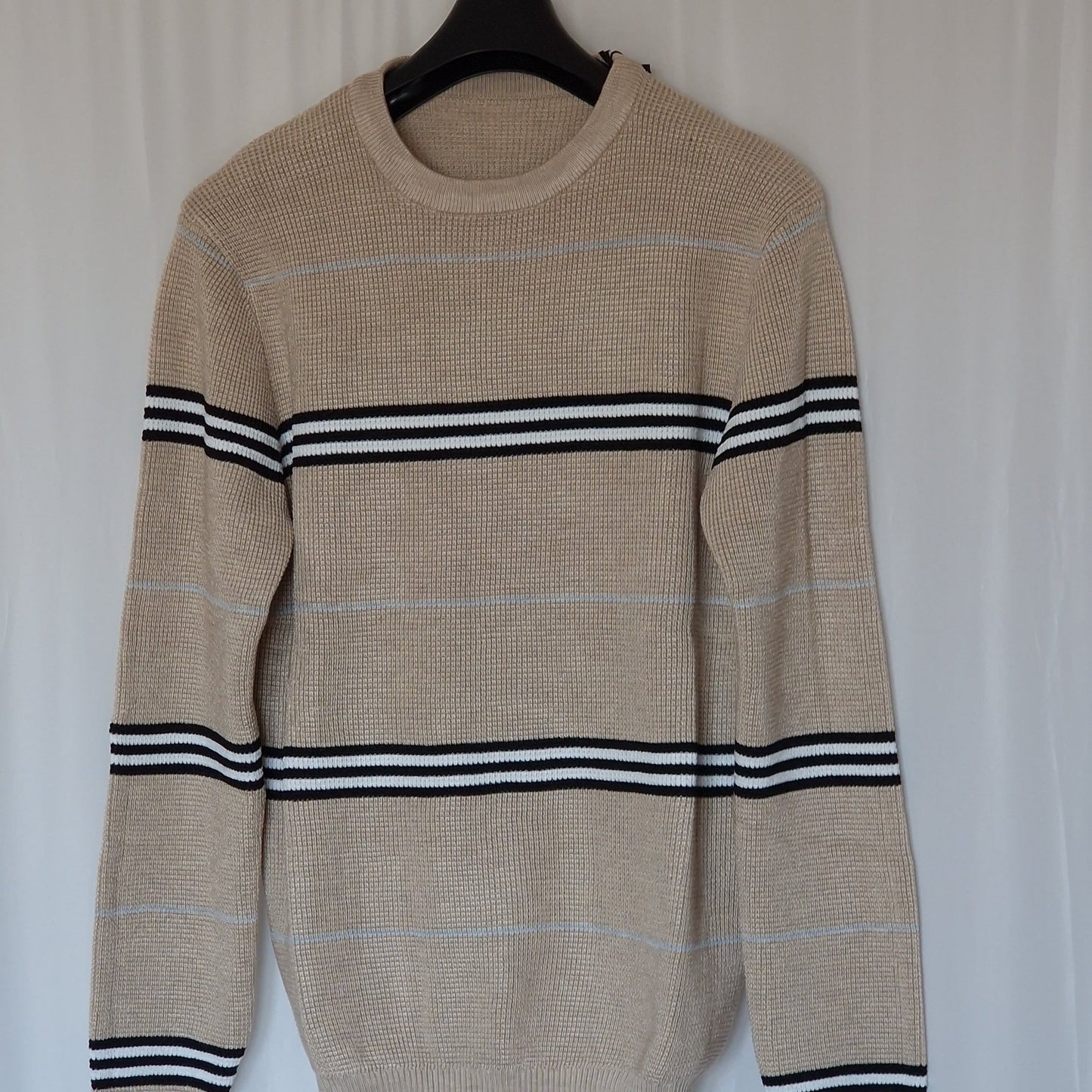 Camisola de Malha riscas Masculina Elegante