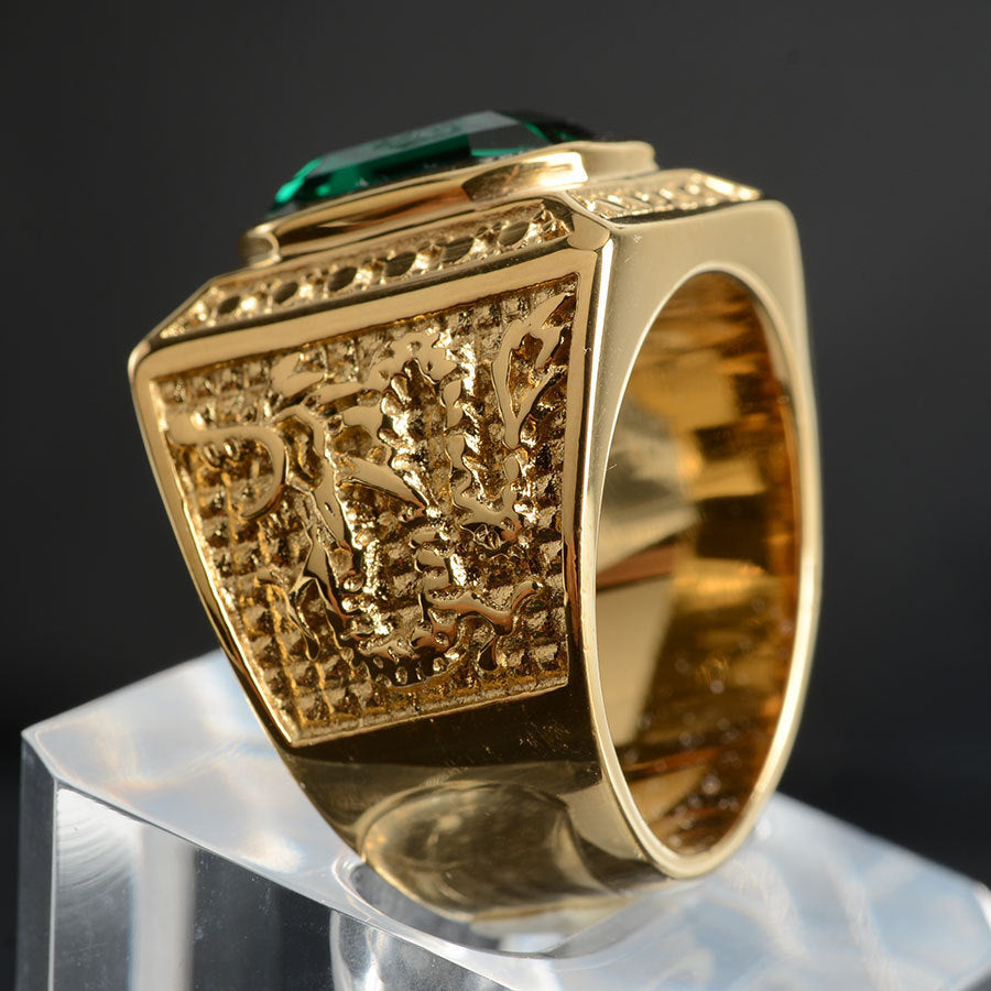 Anel Vintage em Aço inoxidável