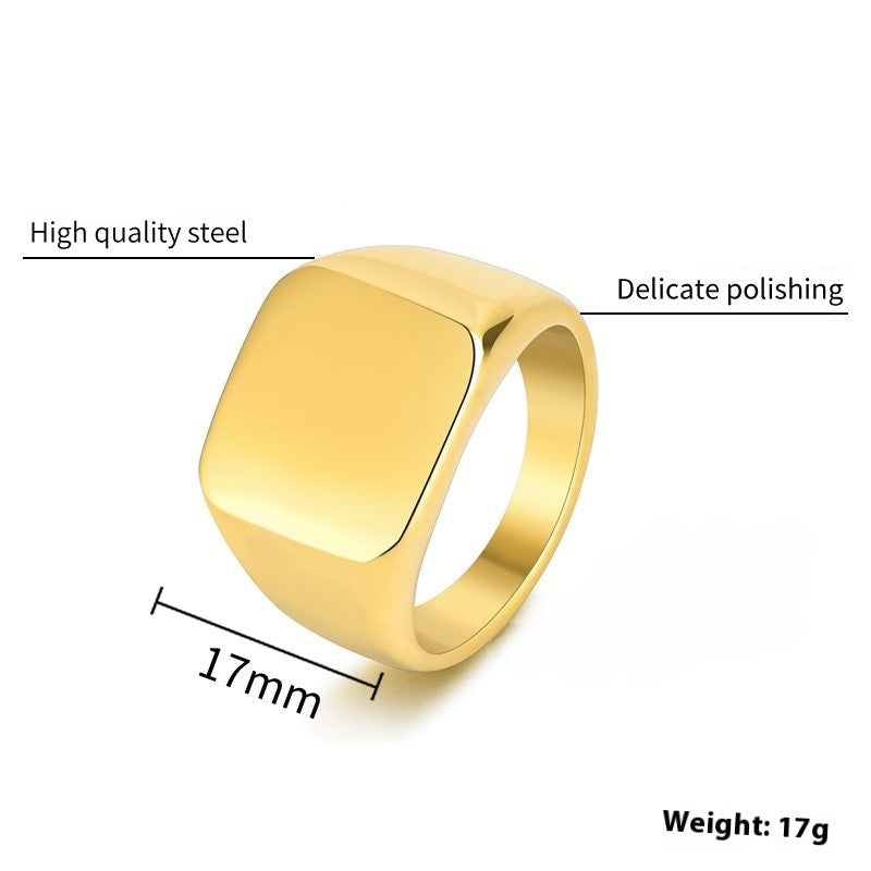 Anel Quadrilátero em Aço Inoxidável 316L