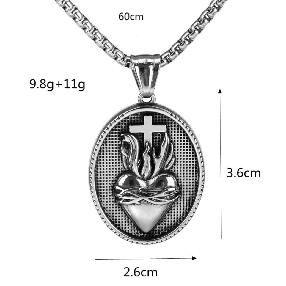 Colar Coração Sagrado