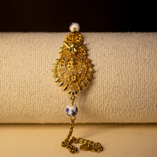 Pulseiras Encantos de Portugal - Rainha Inspiração Azulejos Portugueses