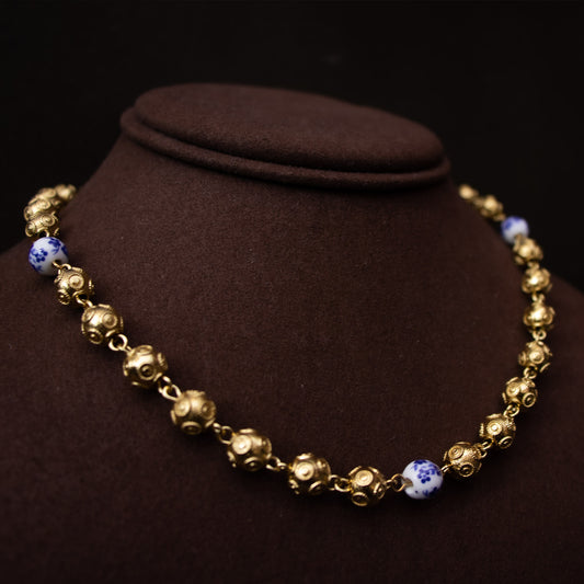 Colar Encantos de Portugal - Contas do Minho Inspiração Azulejos Portugueses