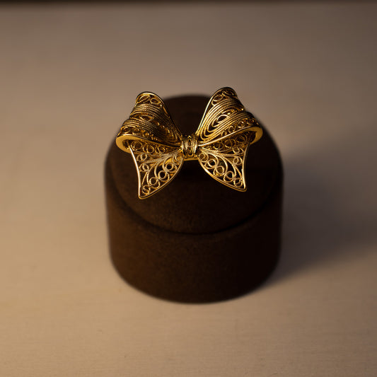 Anéis Encantos de Portugal - Laço Inspiração Azulejos Portugueses