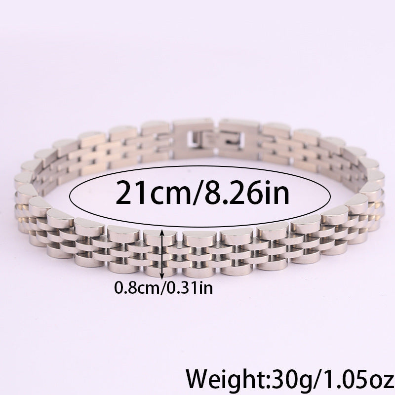 Pulseira em Aço Inoxidável