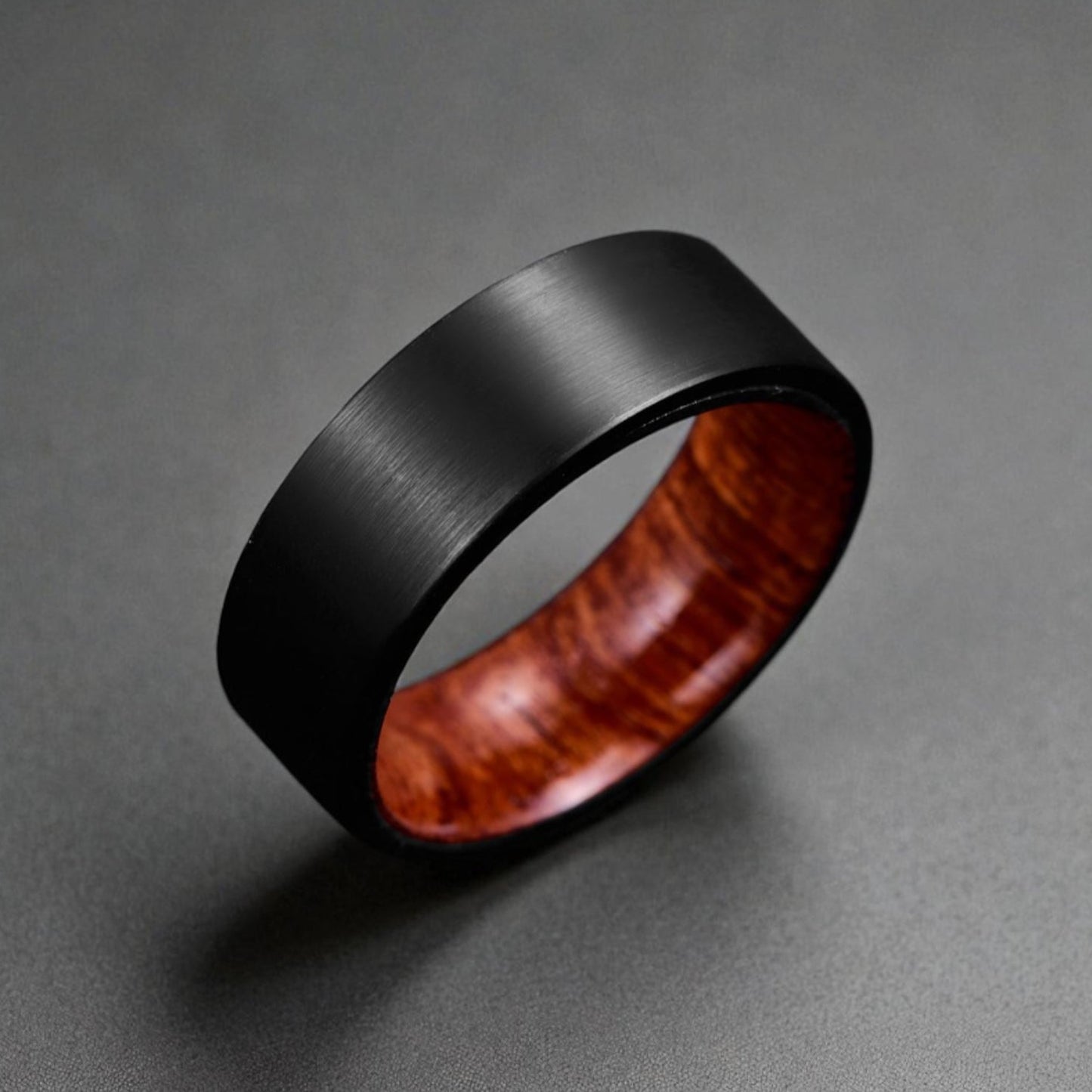 Anel em Aço de Tungsténio