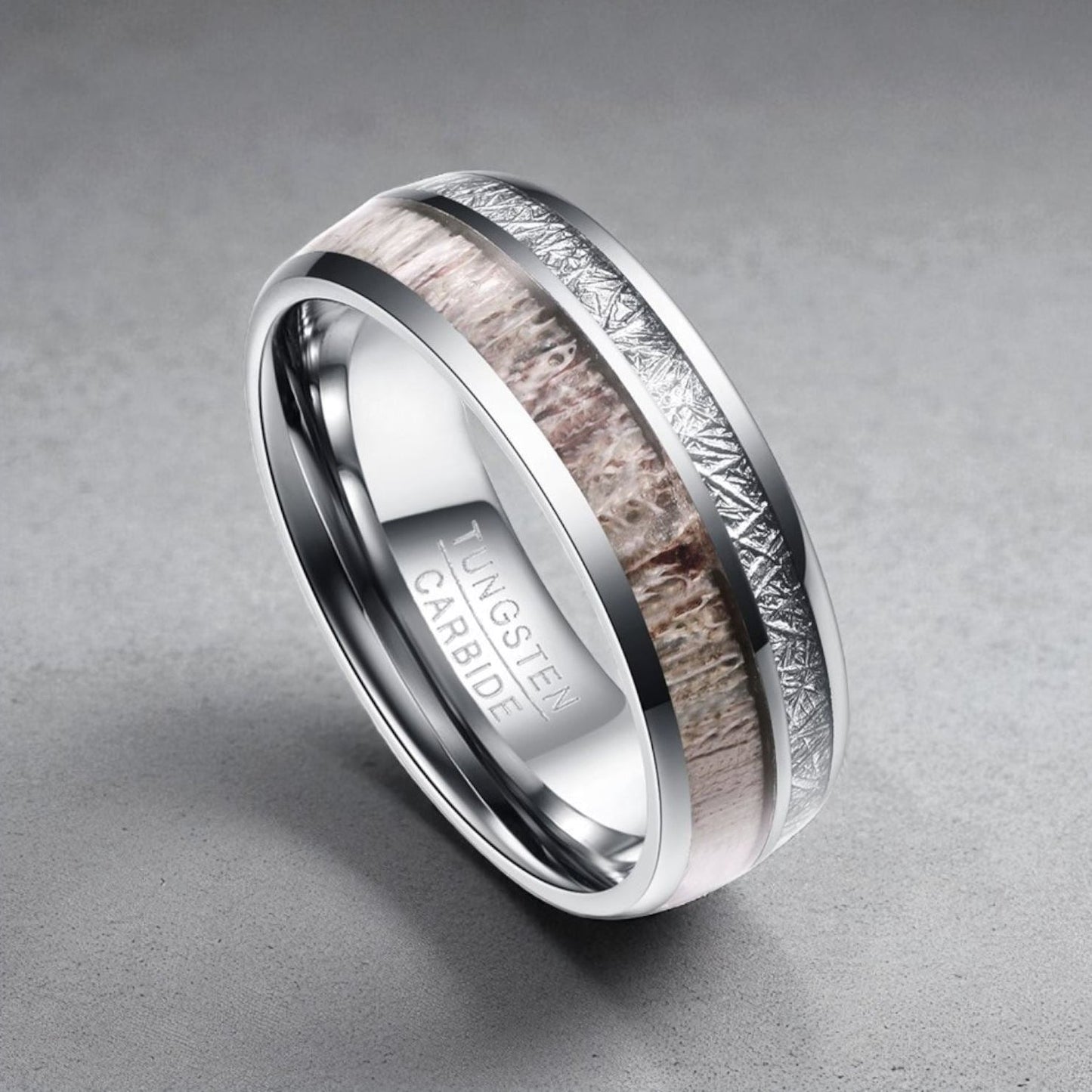 Anel em Aço de Tungsténio