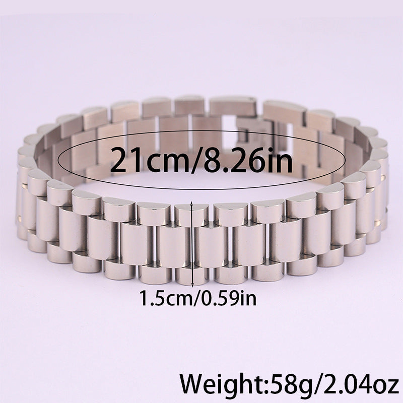 Pulseira em Aço Inoxidável