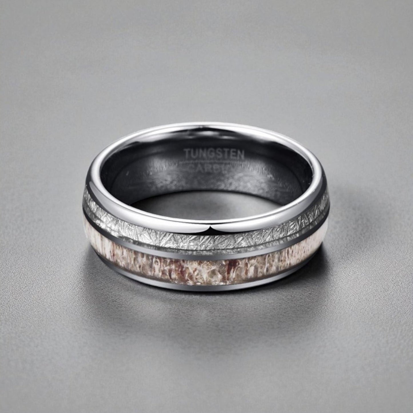 Anel em Aço de Tungsténio
