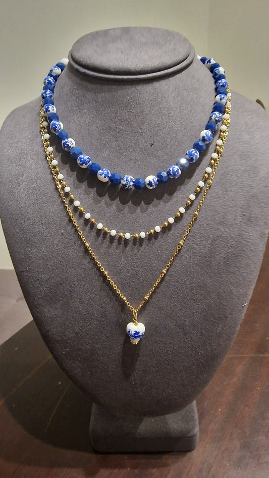 Colar CORAÇÃO DA RIBEIRA- 3 em 1