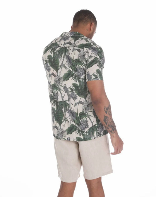 Camisa Estampado Tropical
