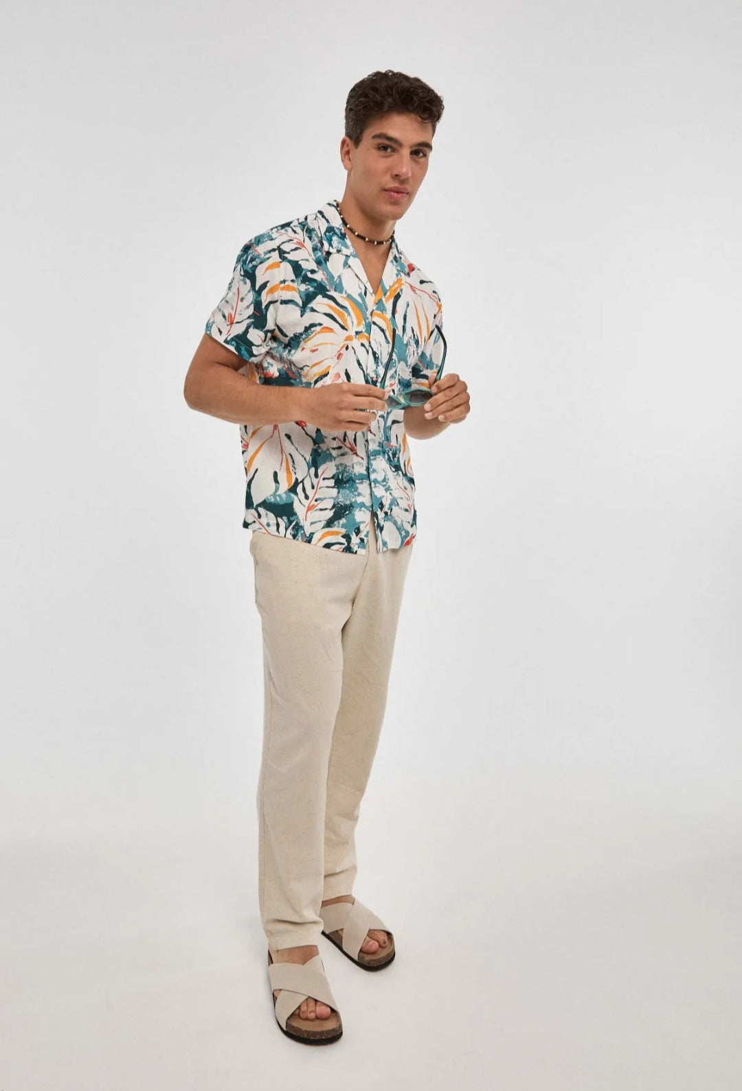 Camisa Estampado Azul