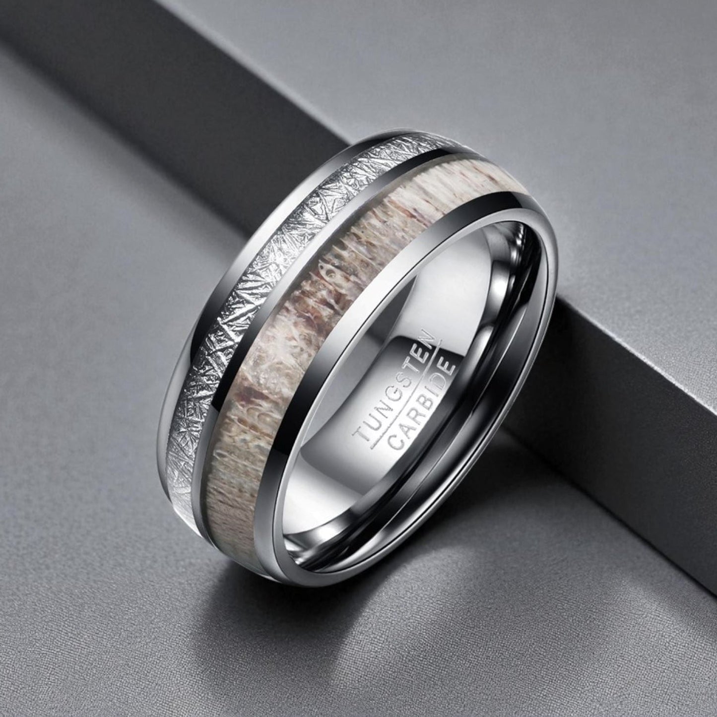 Anel em Aço de Tungsténio