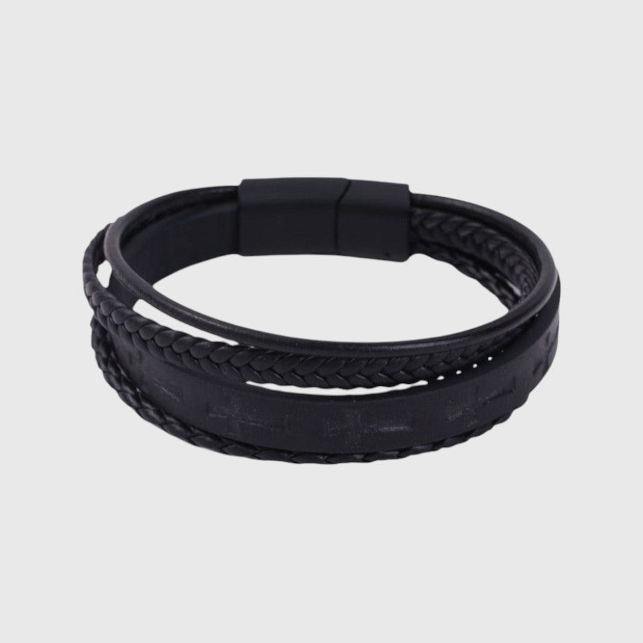 Pulseira Retro de Couro